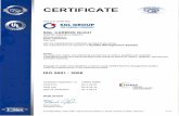 CERTIFICATE - Home: SGL Group – The Carbon … This is to certify that SGL GROUP THE CARBON COMPANY SGL CARBON GmbH Graphite Materials & Systems Söhnleinstraße 8 65201 Wiesbaden