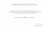 THE EFFECT OF DEFENSE EXPENDITURE ON ECONOMIC GROWTH · PDF fileTHE EFFECT OF DEFENSE EXPENDITURE ON ECONOMIC GROWTH IN THE SUB-SAHARAN AFRICAN COUNTRIES: PANEL DATA EVIDENCE By ...