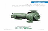 CI Close-Coupled End Suction Pumps · PDF fileCI Close-Coupled End Suction Pumps ... the size or length of pipes are changes in system conditions ... and disadvantages in design and