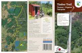Timber Trail - Department of  · PDF filebrown signs to the ... check the status of the Timber Trail at  . Thoroughly clean and prepare your bicycle and equipment,