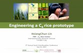 Engineering a C4 rice prototype - ILSI Globalilsirf.org/wp-content/uploads/sites/5/2017/09/SABC2017_Plenary...Overview (1) Introduction to rice, photosynthesis and The C 4 Rice Project