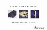 Solar Water Pumping - Solar  · PDF fileSolar Water Pumping Basics ... electric modules with primary production facilities located in Kyoto ... throughout the day