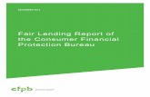 Fair Lending Report of the Consumer Financial … Lending and Equal Opportunity has been hard at ... 5 FAIR LENDING REPORT OF THE CONSUMER FINANCIAL PROTECTION BUREAU, ... to require