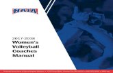 2017-2018 Women’s Volleyball Coaches Manual - · PDF fileWomen’s Volleyball Coaches Manual. ... The official ball for all NAIA postseason competition is the Official NAIA Perfection