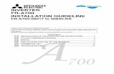 FR-A700 INSTALLATION GUIDELINE - Sirius Tradingsuport.siriustrading.ro/02.DocArh/04.INV/33.FR-AF700/02.Manuale/FR... · FR-A700 INSTALLATION GUIDELINE ... under torque control (real