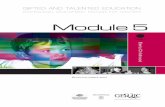 Module 5 - Department of Education · PDF fileCore Module 5: Curriculum Differentiation for Gifted Students Contents Core Module 5A Pre-Test 2 Pre-Test Answers 5 Choosing a pathway