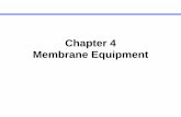 Chapter 4 Membrane Equipment - SNUwemt.snu.ac.kr/lecture 2013-2/advanced/Ch 4... · MEMBRANES MODULES Membrane Housing . SYSTEMS . Modules, Pumps, Piping, Tanks, Controls, Monitoring,