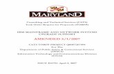 IBM Mainframe And Network Systems Upgrade Support AMENDED ...doit.maryland.gov/.../ibm_mainframe_networkupgrade... · Consulting and Technical Services (CATS) Task Order Request for