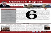 District 6 Report - San Antonio · PDF fileDistrict 6 Report City Councilman ... community’s needs, such as dial-a-trailer to code and ... PRST STD US POSTAGE PAID SAN ANTONIO TX