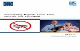 Consultancy Report: Small Arms, Children and · PDF fileThe South Eastern and Eastern Europe Clearinghouse for the Control of Small Arms and Light Weapons (SEESAC) has a mandate from