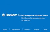 UBS financial services conference - Sanlam SA Fin... · UBS conference 2014 investment opportunities markets with potential – general insurance investing for growth th. capital