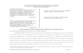 Plaintiffs' First Amended Original Complaint - · PDF filePlaintiffs’ First Amended Original Complaint Page 2 I. INTRODUCTION 1. This is an action for Constitutional violations and
