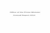 Office of the Prime Minister Annual Report 2014 - Gov.mt · PDF fileOrganised a two day event for the Project Leaders of ... Conclusions on Smart ... their progress throughout the