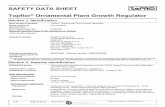 Conforms to HazCom 2012/United States SAFETY DATA · PDF fileTopflor® Ornamental Plant Growth Regulator Section 2. Hazards identification Disposal :Dispose of contents and container
