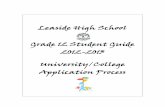 Leaside High School - Toronto District School Boardschools.tdsb.on.ca/.../guidance/pdfsuniversityinformation/Gr12Book.pdf · Leaside High School resumes due to the ... An on-line