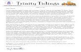 Trinity Tidings Page Trinity Tidingsimages.acswebnetworks.com/1/486/October2016Tidings.pdf · Page Trinity Tidings ... Gretchen Barron (daughter of Jon & Karen Nagel) Clare Benson