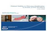 Patient Safety in Primary Healthcare: a review of the ... review of the literature ... Included Studies - Narrative Review of the Literature ... The vast majority of literature directly