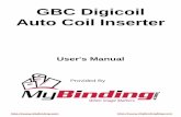 GBC Digicoil Auto Coil Inserter - Amazon Web Servicesmybinding-manuals.s3.amazonaws.com/GBC-Digicoil... · GBC Digicoil Auto Coil Inserter ... GBC IS AN ACCO BRANDS COMPANY. 2 ...