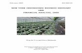 Greenhouse Business Summary 2000 - Virginia Tech Other... · NEW YORK GREENHOUSE BUSINESS SUMMARY AND FINANCIAL ANALYSIS, ... considered the fastest growing segment of agriculture