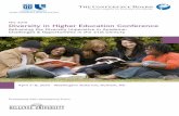 The 2010 Diversity in Higher Education · PDF fileThe 2010 Diversity in Higher Education Conference Reframing the Diversity Imperative in Academe: Challenges & Opportunities in the