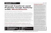 Metribuzin behavior Weed Control and · PDF filecontrol and resistance weed management Metribuzin should be used with other labeled potato herbicides having a different mode of