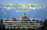 The Faint Young Sun Paradox: Is There Even Life on Earth?hea- · PDF fileThe Faint Young Sun Paradox: Is There Even Life on Earth? ... presentation by Bob Craddock) ... Younger solar