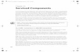 Chapter 31 Serviced Components - VB · PDF fileChapter 31 Serviced Components Serviced components are Microsoft .NET Fram ework ... Sticking to the default isolation level makes the