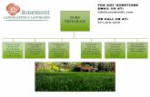 Rosemont Turf Program Flyer - Amazon S3Turf+Program+Flyer.pdfWeed Control + Fertilizer (liquid) Escalade2 #3 Summer June Insect Control (Grub Preventive) Spot Weed Control. #4 Summer