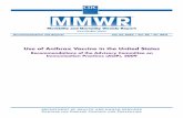 Use of Anthrax Vaccine in the United States · PDF filetions for anthrax vaccine adsorbed (AVA) (CDC. Use of anthrax vaccine in the United States: Recommendations of the Advisory Committee