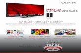 SMART TV. ULTIMATE UPGRADE. - …media.webcollage.net/rwvfp/wc/cp/12671636/module/mvizio/_cp/...access to a world of streaming movies, TV shows, photos and ... Premium Audio SRS TruVolume™