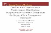 Conflict and Coordination in Multi-channel Distribution ... · PDF fileMulti-channel Distribution : Perspectives for Antitrust Policy from the Supply Chain Management ... Compaq to