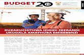 KuzaKuchithwa izigidi zeerandi uKudala amathuba … budget/2011/guides/Xhosa PGB...inyuka nge R60 ibeyi R1 140 ngenyanga, ukuqala ngo Epreli impilo engcono Kubantu bonKe bomzantsi