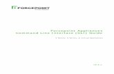 Forcepoint Appliances CLI GuideForcepoint Appliances Command Line Interface 4 Forcepoint Appliances: CLI Guide admin and audit accounts. An admin user can also display, create, modify,
