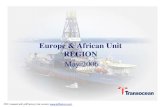 Europe & African Unit REGION - 64130 Chéraute & African Unit REGION ... Denis FILC –Recruiter and instructor for Accelerated Rig Trainee ... 97 to 2003 Assistant driller to