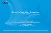 Emerging Technology Symposium - Ministry of Health NZ · Emerging Technology Symposium 24th May 2017 ... Value and high performance Te whainga hua ... delivery models and smart use