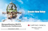 Change and Innovation Create New Value - Sumitomo … and Innovation MorganStanley MUFG ... 101 93 86 79 83 100 110 120 120 105 ... Capital expenditure and investment Strategic M&A