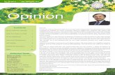 Vol. XX No. 2 July - September 2014 Opinion PRIVILEGED …lnjbhilwara.com/pdfs/opinion-NOV_new.pdf · Opinion PRIVILEGED TO BE GLOBAL Contents Quarterly Newsletter of LNJ Bhilwara