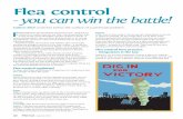Flea control - you can win the battle! · Callum Blair scratches below the surface of a ... Caterpillar-like larvae hatch from the eggs in one ... Flea control - you can win the battle!