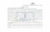 JANHIT COLLEGE OF LAW Legal history 113 LEGAL HISTORY by Mr. Zeshaan Sir.pdfJANHIT COLLEGE OF LAW 3 Ans. Coultry Court—The Choultry Court existed in Madras to decide the cases upto