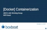 Docker 101 Quickstart is a [Docker] Container ? • Method to run applications in isolation • Isolation includes namespacing pid, network, users, restricting root, cpu and memory