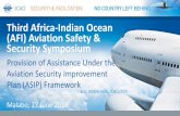 Third Africa-Indian Ocean (AFI) Aviation Safety & Security ... · Third Africa-Indian Ocean (AFI) Aviation Safety & Security Symposium Malabo, 27 June 2016 Provision of ... 3 XXXX