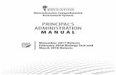 PRINCIPAL’S ADMINISTRATION MANUAL - … ·  · 2017-09-27Principal’s Administration Manual provides the information necessary for high school ... • Use a UPS tracking number