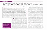RESEARCH Evaluating the impact of befriending for pregnant ... · Evaluating the impact of befriending for pregnant asylum- ... dispersed into mixed sex accommodation, ... breastfeeding
