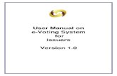 User Manual on e-Voting System for Issuers Version 1 Manu… · e-Voting Manual e-Voting Manual for Issuers/R&T Agents Page 3 of 19 Table of Contents Sr. No Particulars Page No. 1