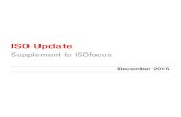 ISO Update · ISO/CD 22762-1 Elastomeric seismic-protection isolators — Part 1: Test methods ISO/CD 22762-2 ... 2 ISO Update, Supplement to ISO Focus -- December 2015. ISO/CD