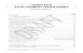CHAPTER 5 PROCUREMENT PROCEDURES - Texas ...texasagriculture.gov/Portals/0/Publications/RED/CDBG/2017...2017 TxCDBG Project Implementation Manual SECTION A - Chapter 5 Procurement