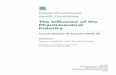 House of Commons Health Committee - publications.parliament.uk · House of Commons Health Committee ... The Committee’s email address is healthcom@parliament.uk. ... The interests