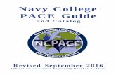 Navy College PACE Guide · Associate of Arts in General Studies 20 ... The Naval Education and Training Professional Development Center (NETPDC), ... and Executive Orders …