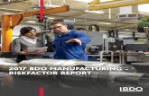2017 BDO MANUFACTURING RISKFACTOR REPORT · 2017 BDO Manufacturing RiskFactor Report ... information systems and technology ... unsure of how to staff the industrial revolution that’s