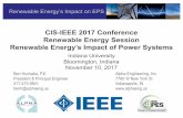 Renewable Energy’s Impact on EPScis-ieee.org/EnCON2017/docs/renewable-huckaba.pdf ·  · 2017-11-13• Inverter-based PV. Renewable Energy’s Impact on EPS ... Methodology –Power